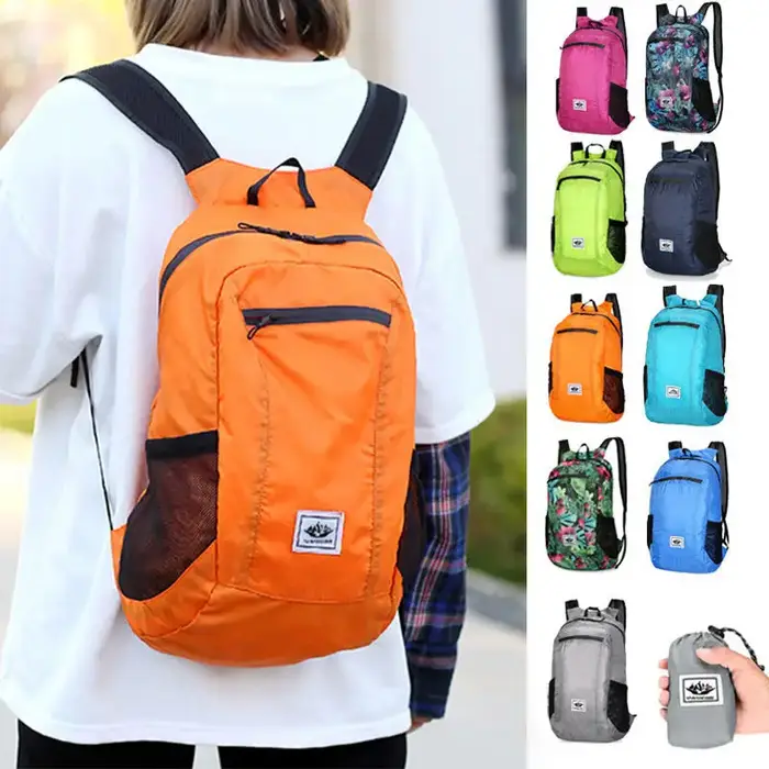 20L Portable pliable sac à dos pliant alpinisme sac ultraléger en plein air escalade cyclisme voyage sac à dos