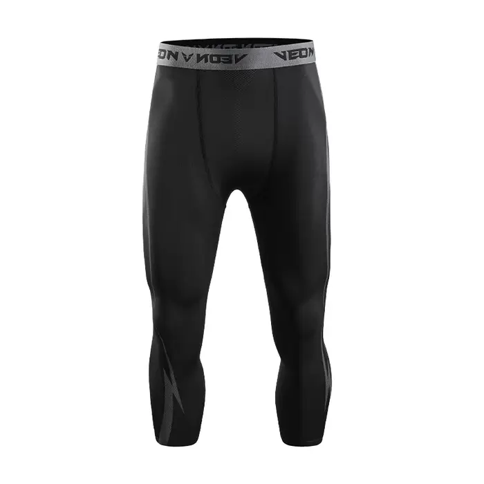 Veidoorn – Leggings de Compression de gymnastique 7/8 pour hommes
