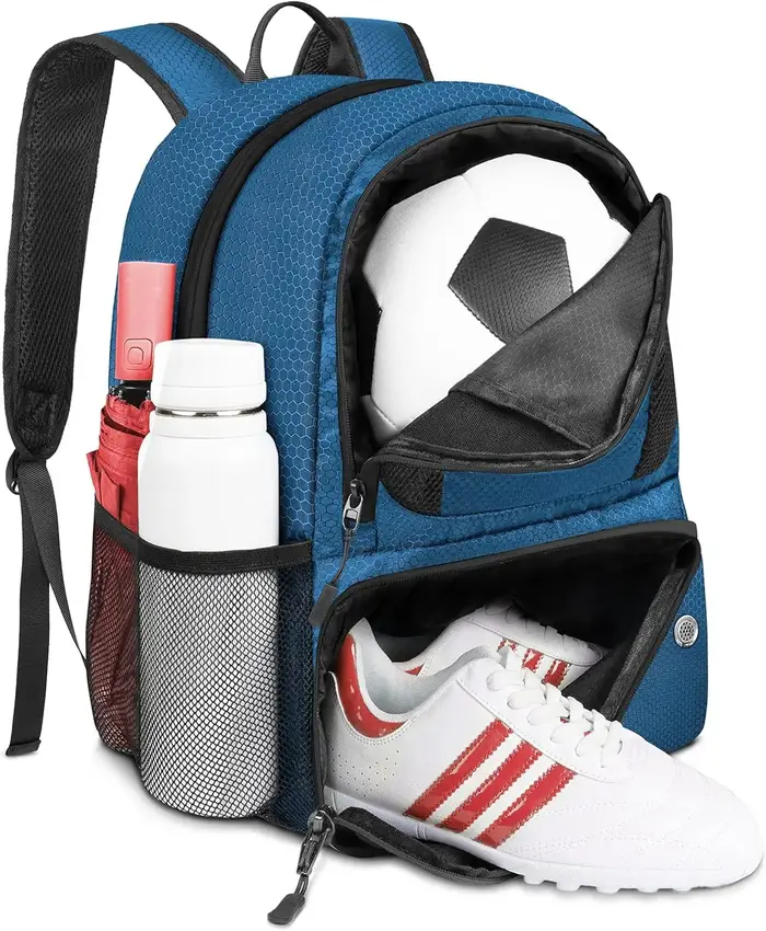 Sac de football à dos, sac d'équipement de sport étanche