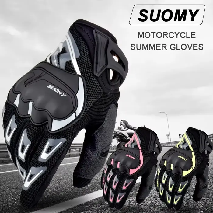 Suomy gants de Moto été maille respirant gants de Moto hommes femmes écran tactile gants de Motocros