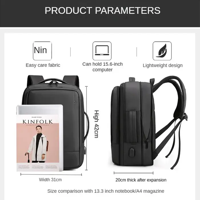 Sac à dos pour homme, sac à dos de bureau