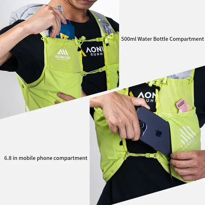 AONIJIE Sac à dos de course sur sentier professionnel de grande capacité C9116-15L pour le cyclisme en plein air