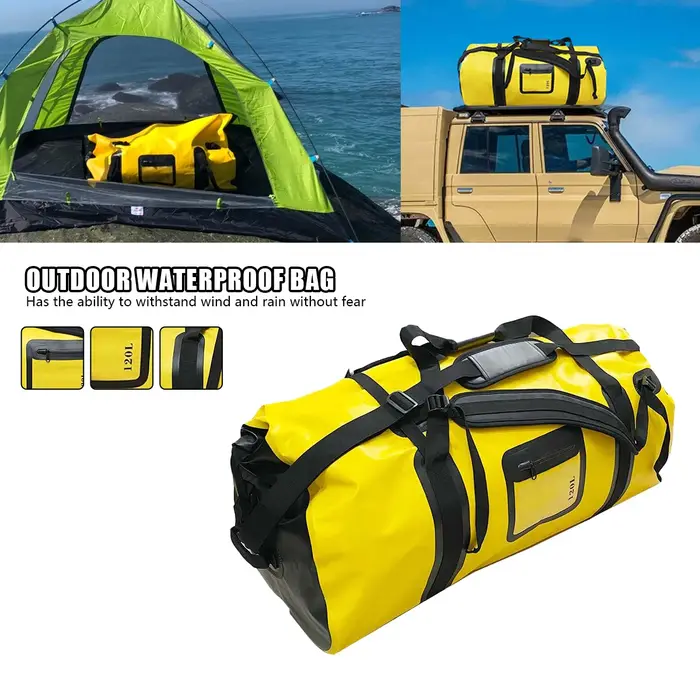 Sac de sport étanche 120l pour moto