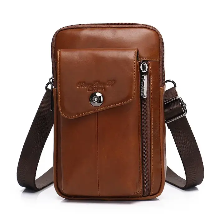 Mini Sac à Bandoulière en Cuir group pour Homme
