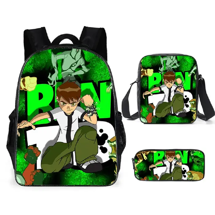 Sac à dos Hacker pour adolescents Ben 10