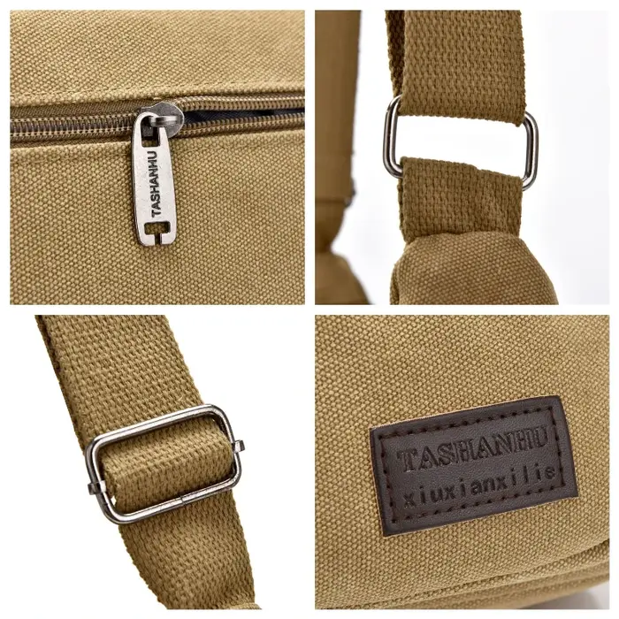 Sac à bandoulière en toile pour hommes