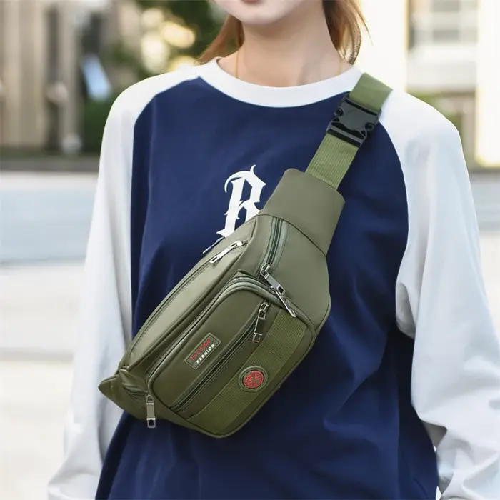 Sac de taille multifonctionnel unisexe