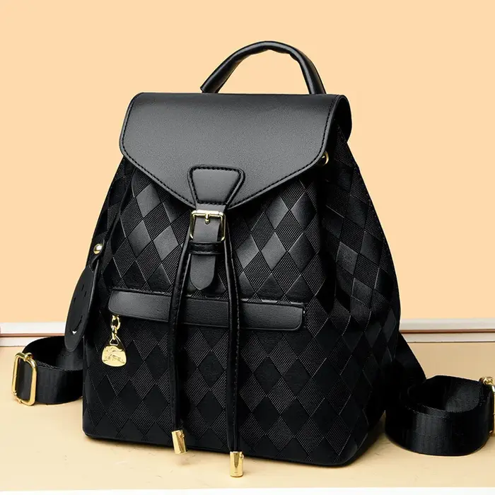2025 nouveau sac à dos pour femme-sac de transport de bureau décontracté à carreaux et de couleur un