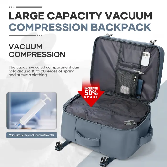 Sacs de rangement sous vide pour voyage