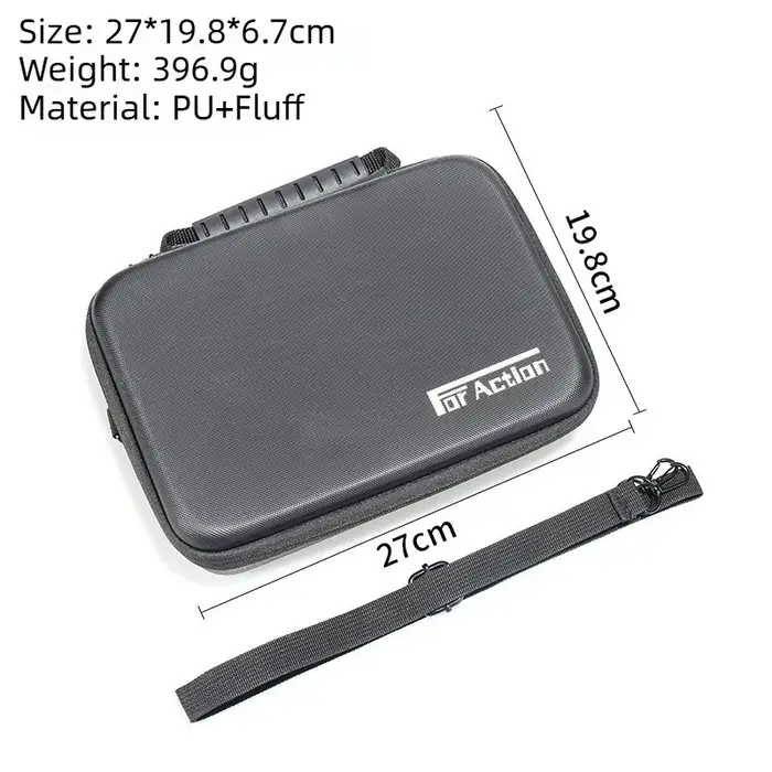 Sac de rangement pour caméra DJI Action6/5Pro/4/3, sac à bandoulière en PU et doublure souple pour c