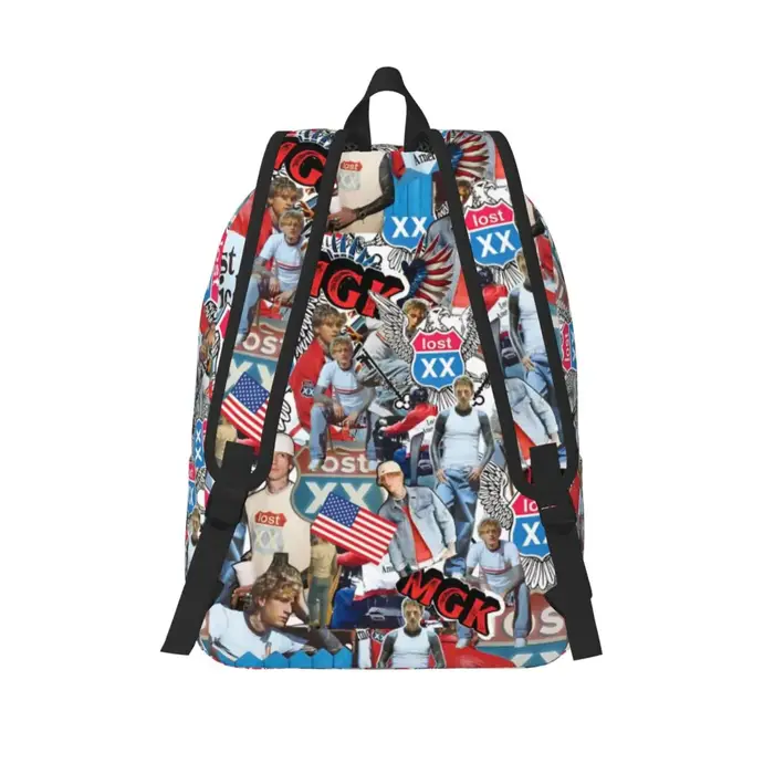 MGK Lost Americana Tour 2025-2026 sac à dos adolescent Durable lycée travail sac à dos pour hommes femmes ordinateur portable sacs en toile