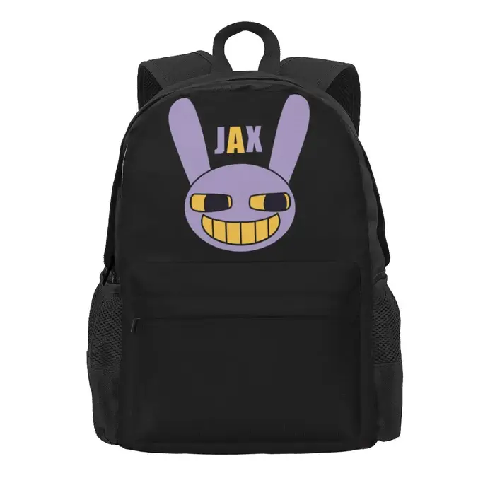 Jax avec nom (le incroyable cirque numérique) sacs à dos garçons filles Bookbag enfants