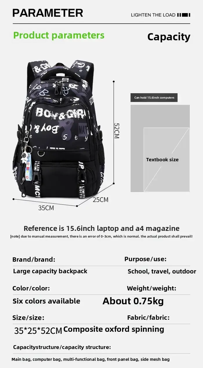 Sac à dos orthopédique de Football pour enfants