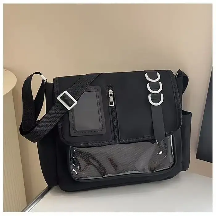 Sacs d'école japonais Harajuku pour adolescentes, nouveau sac à bandoulière Itabag Transparent 2025,