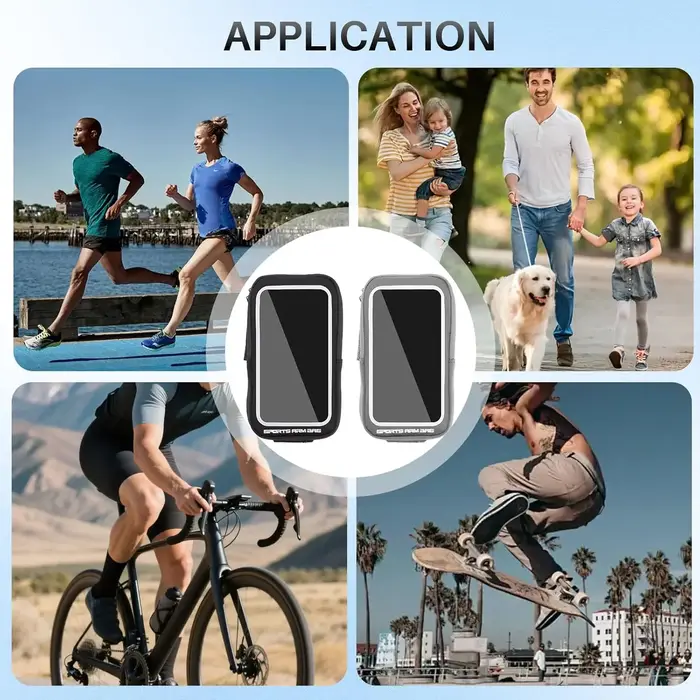 Sac de téléphone de Sport imperméable et respirant pour le cyclisme et la course