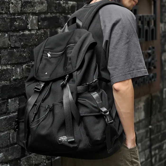 MOYYI sac à dos de voyage en plein air Oxford étanche écoliers mode tendance sac pour hommes Mochila Tactica 26L sport