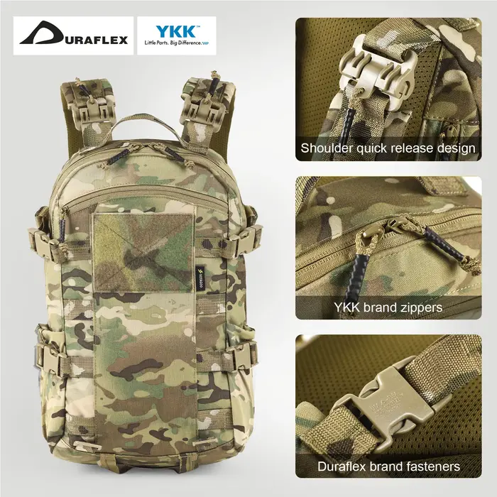 VOTAGOO Nouveau Sac à Dos Roaring Cricket 20L pour Activités de Plein Air