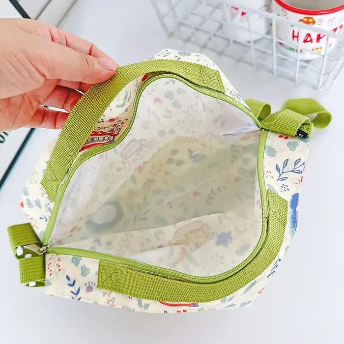 Sac de courses pliable imprimé style japonais