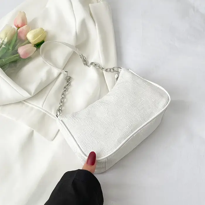 Sacs initiés en feutre pour femmes, petits sacs sous les bras décontractés, sacs à bandoulière à mai
