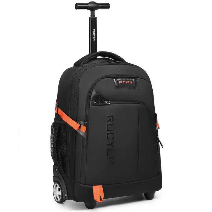 Sac à dos à roulettes pour bagages, sac à dos de voyage d'affaires pour ordinateur portable, sac à d