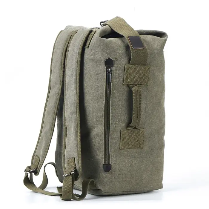 Sac à dos de grande capacité pour hommes, sac de voyage, alpinisme, bagages masculins, seau en toile