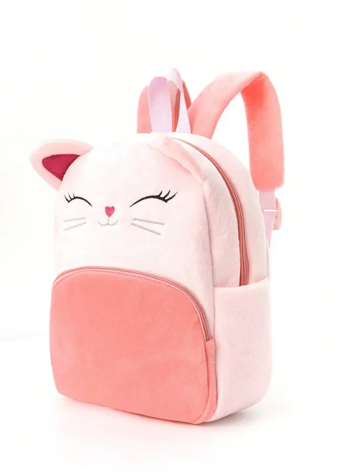 Sacs à dos personnalisés en peluche pour enfants, cartable de maternelle avec nom brodé pour enfants