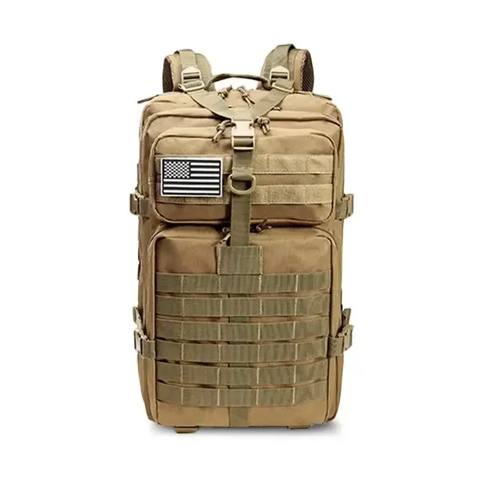 Sac à dos tactique pour hommes 45L grande capacité 3P Softback étanche Bug Out sac Molle sac à dos d'assaut pour randonnée chasse