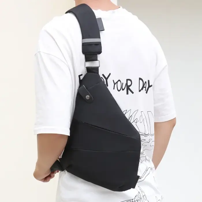 Marque hommes voyage affaires Fino sac Anti-effraction sac à bandoulière étui Anti-vol sangle de sécurité stockage numérique sacs de poitrine rюкзак