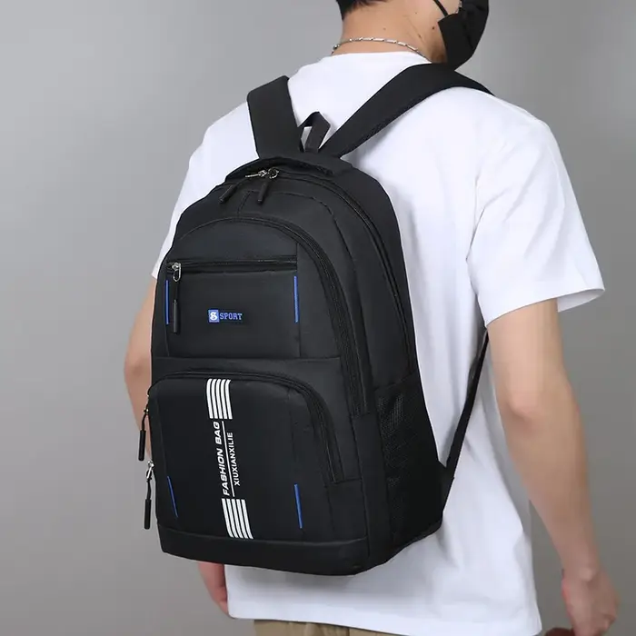 Sac à dos pour homme, nouveau sac à dos de voyage léger multi-poches pour les affaires et les loisirs