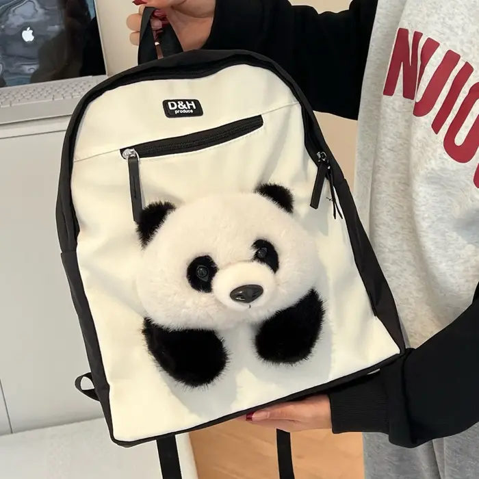Panda He Hua sac à dos mode dessin animé mignon
