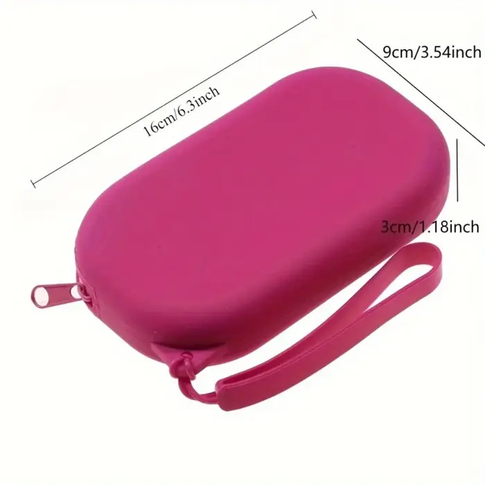 Sac à cosmétiques ovale en Silicone