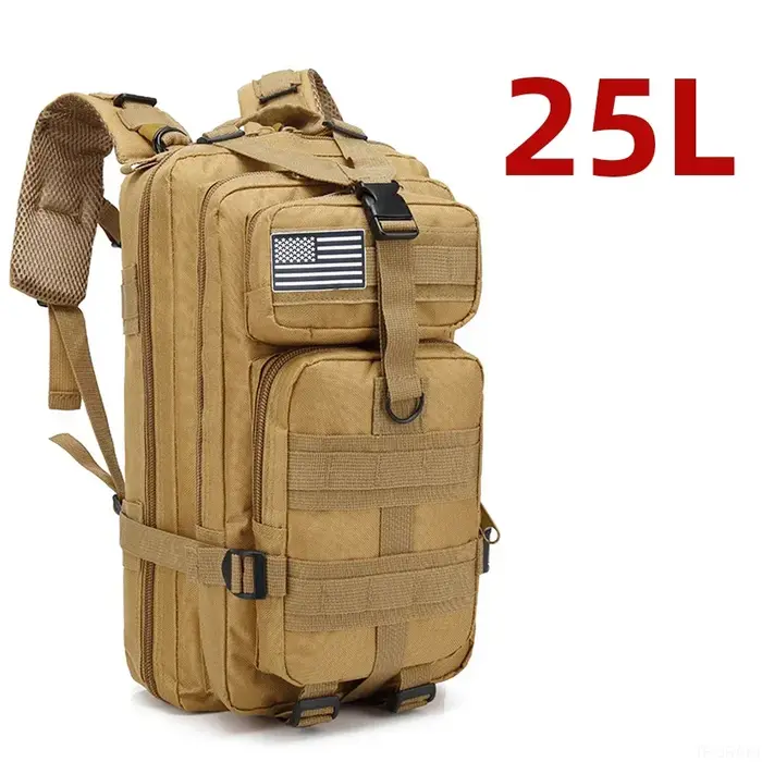 25L/50L 1000D Nylon imperméable Trekking pêche chasse sac à dos sacs à dos en plein air sport tactique Camping randonnée