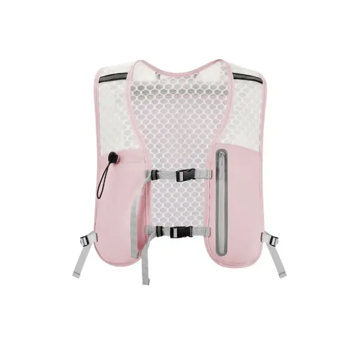 Gilet de course respirant et léger avec poches d'hydratation, design réfléchissant, sac de sport mul