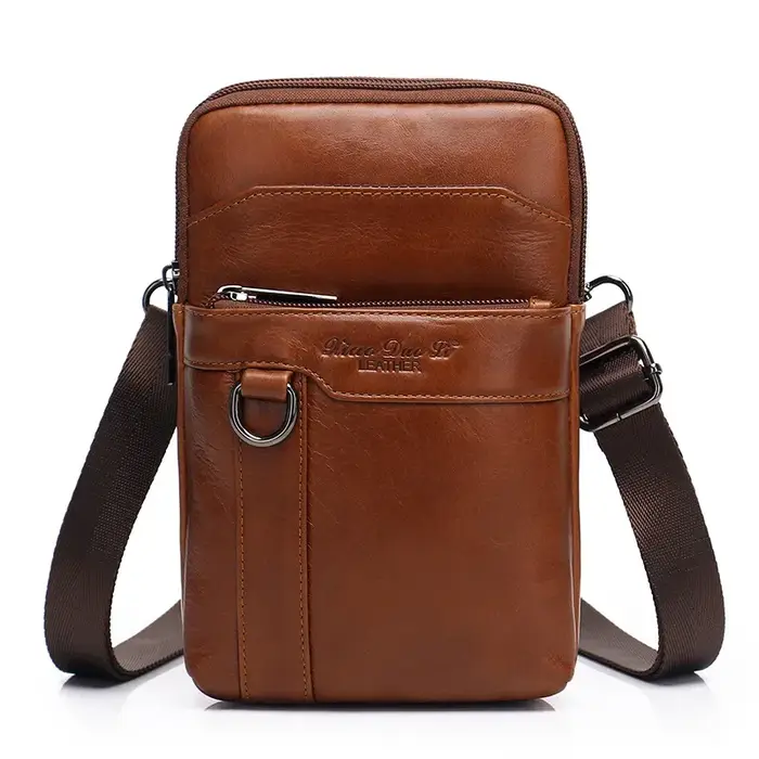 Mini Sac à Bandoulière en Cuir group pour Homme