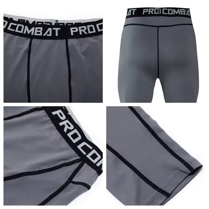 Hommes musculation Shorts Fitness entraînement entrejambe culotte de gymnastique mâle Muscle vivant 