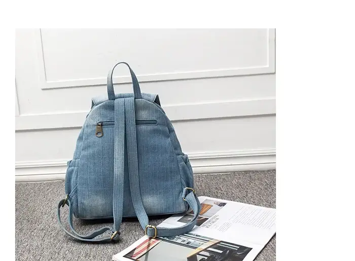 Sac à dos en Denim pour femmes