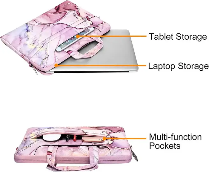 MOSISO sac à bandoulière pour ordinateur portable pour MacBook Air/Pro 13-16 pouces mallette en polyester