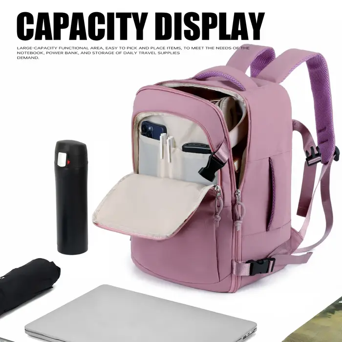 Sac à dos femme travail déplacements voyage ordinateur multifonctionnel 16 pouces hydrofuge grande capacité sac d'école