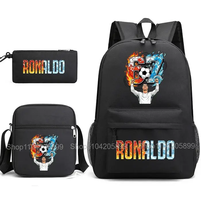 Sac à dos CR7 Ronaldo Football 67 imprimé