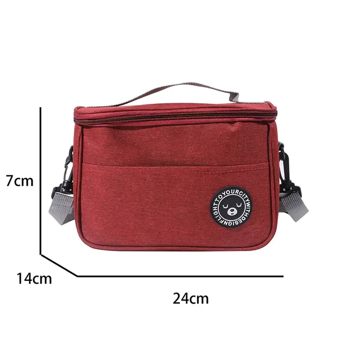 Boîte à lunch isotherme avec sangle pour hommes et femmes