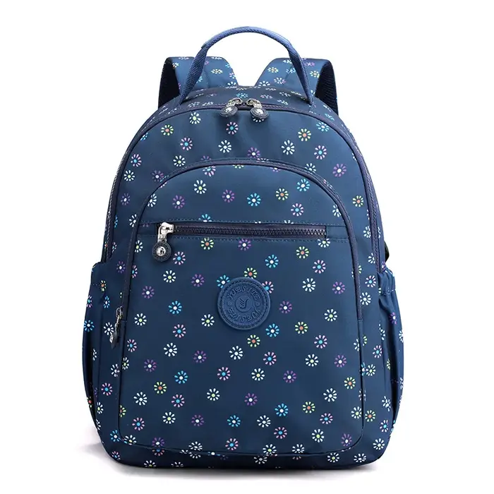 Nouvelle mode adolescente filles sac à dos impression florale loisirs sac à dos étudiant bagages femmes