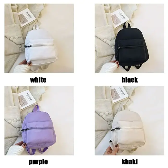 Sac à dos décontracté en nylon pour adolescentes