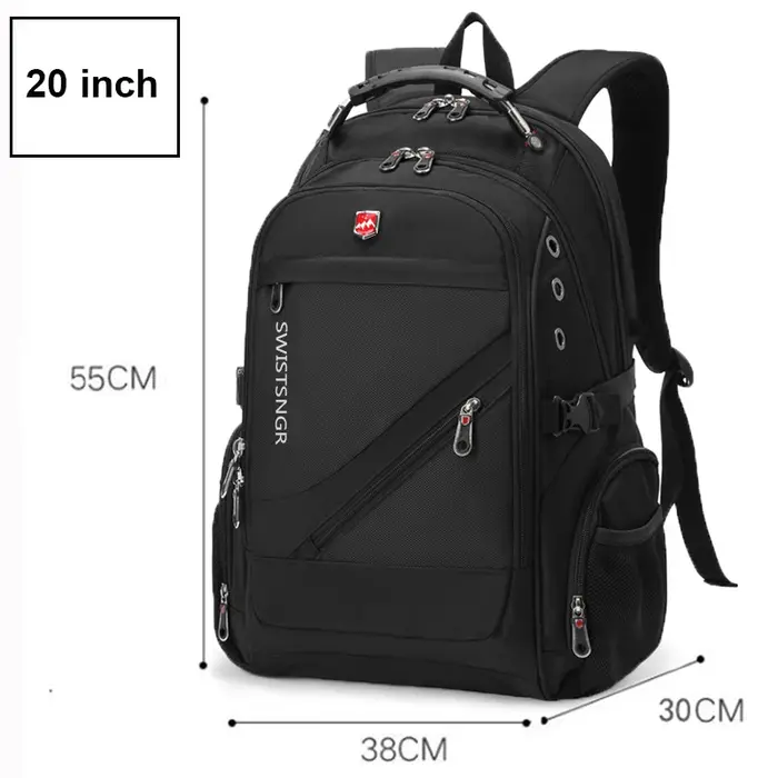 Grands sacs à dos de voyage imperméables pour avion