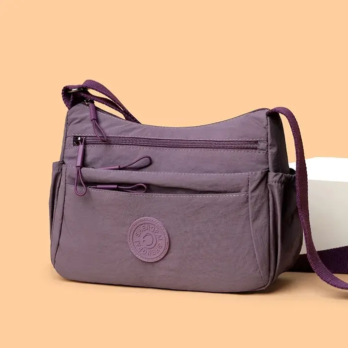 Sac à bandoulière décontracté multicouche pour femmes