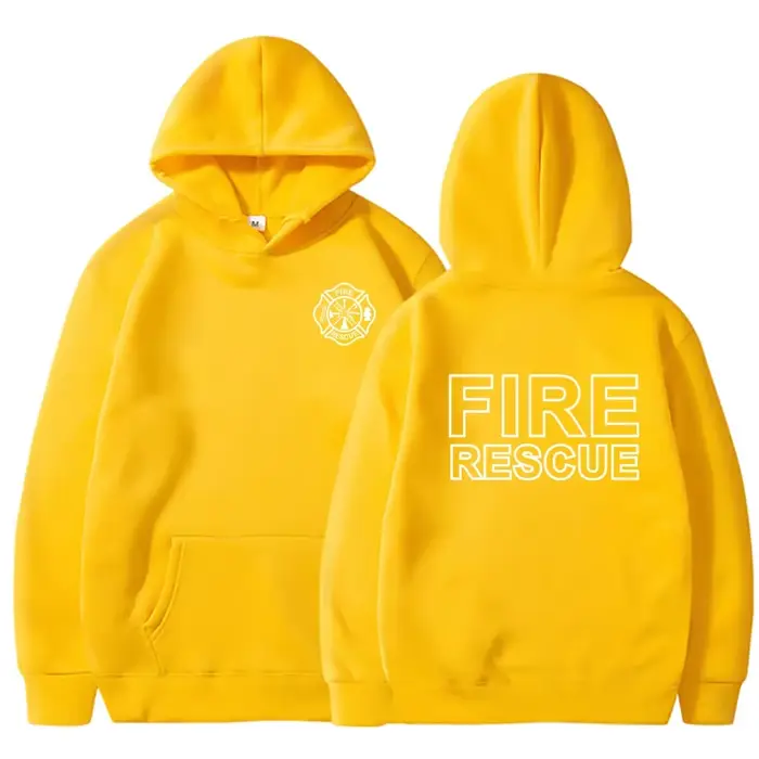 Sweat à capuche de pompier de sauvetage en cas d'incendie sweat-shirt