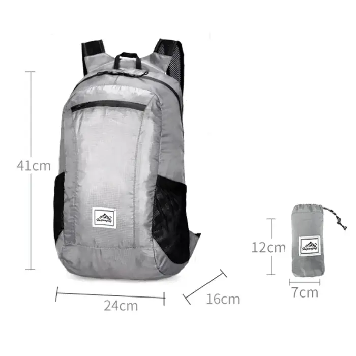 Voyage randonnée 20L léger Portable pliable sac à dos étanche sac pliant ultraléger extérieur Pack pour femmes hommes