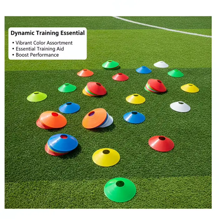 Cônes de football professionnels pour l'entraînement en équipe des garçons
