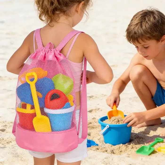 Sac à dos organisateur de jouets de plage