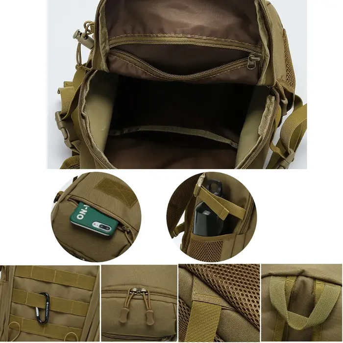 10L/20L Mini sac à dos tactique voyage en plein air petit randonnée pêche chasse sac escalade femmes hommes sac à dos sac à dos sac de Camping