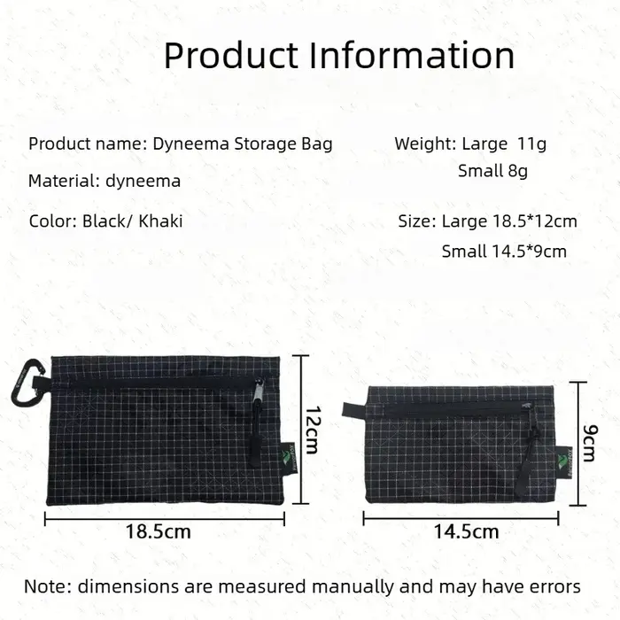 Ensemble de sacs à cartes durables pour randonnée et camping